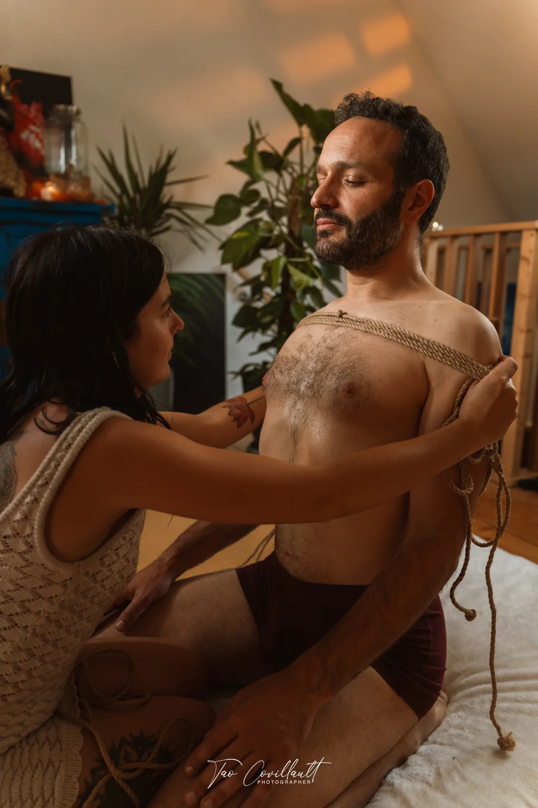 Elise — Massage & Shibari session — photograph 80