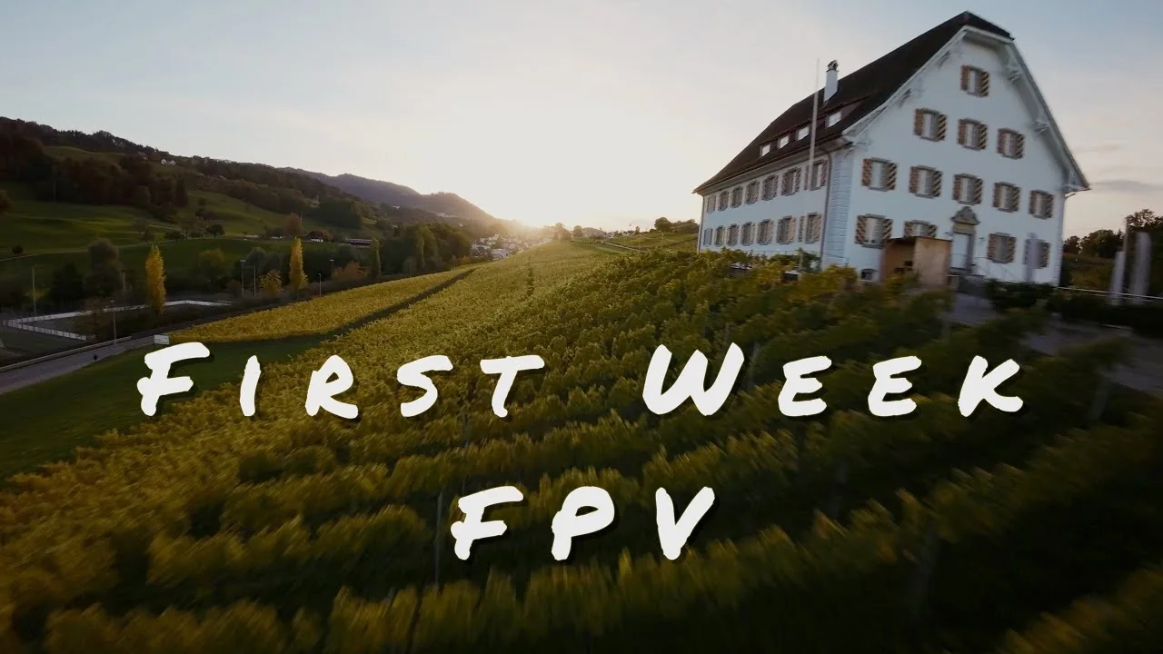 My first FPV video - A Week Of Training — official video poster